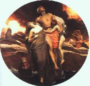 Lord Frederic Leighton And the Sea Gave Up the Dead Which Were in It oil